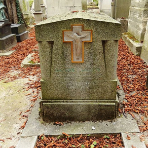 La tombe de René Lalique au cimetière du Père Lachaise 