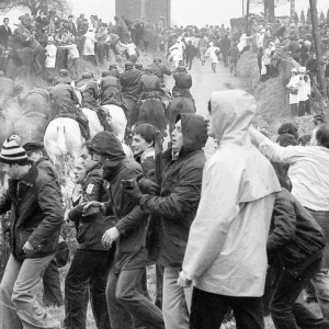 Manifestation flamingante dans les Fourons ( 8 mars 1980 )