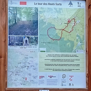 W 14 « Le tour des Hauts Sarts » W 14 « Le tour des Hauts Sarts »