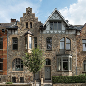 Maisons conçues par l'architecte Fritz Maiter, rue Steinbach à Malmedy. (c) Marc Wendelski.