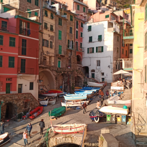 Noël à Riomaggiore ( photo : F. Detry )