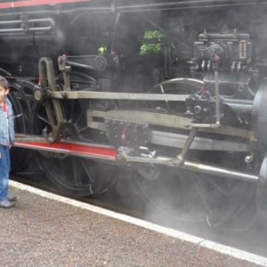 Les roues de la locomotive 29.013