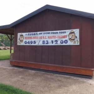 Le chalet du rugby en attente de terrain