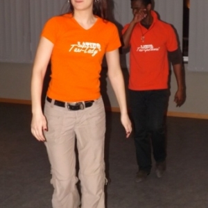  Rachel Bouhy (Belgique) et A. Karim Droubly (Cote d Ivoire) 