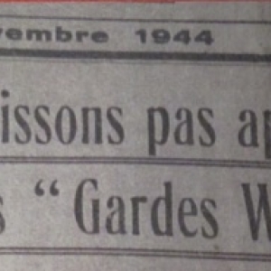 Travail des tribunaux apres la guerre