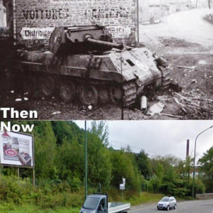 Comparaison des lieux ( 1944 et 2025 ) Comparaison des lieux ( 1944 et 2025 )