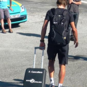 Fabian CANCELLARA et son bagage