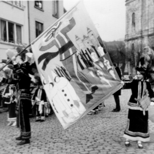 Archives Mesnie 1966  Premiere sortie, premier drapeau