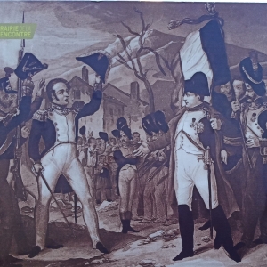 Rencontre entre le Roi Louis XVIII et Napoléon
