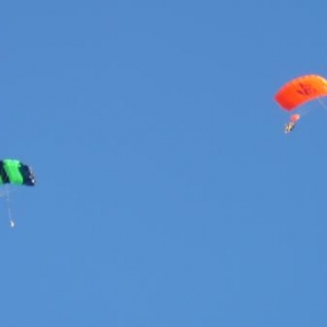 Bel effet dans le ciel azure