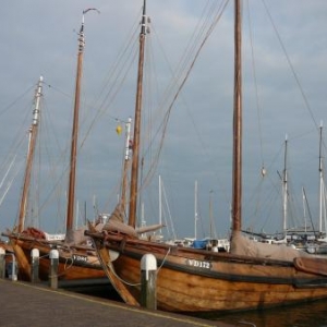 Volendam : les bateaux typiques de cette cote maritime