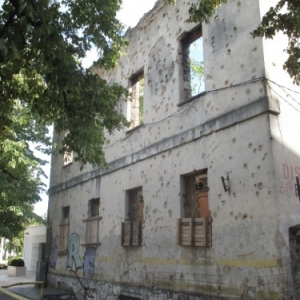 Mostar : sequelles de la guerre