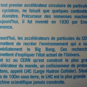 Construction du CERN près de Genève