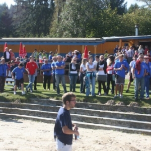 Spectateurs au lac de Robertville  ( Photo de Michel PIETTE )