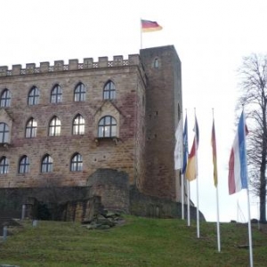Le chateau de Hambach, ancienne residence des eveques de Speyer