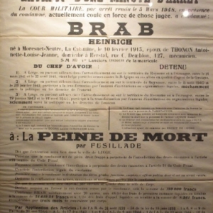 Travail des tribunaux apres la guerre