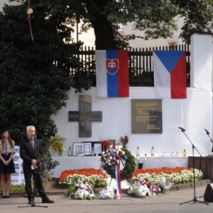 A Poprad ( Slovaquie ) : Ceremonie du 50eme anniversaire