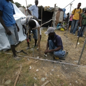 La construction d'un abri