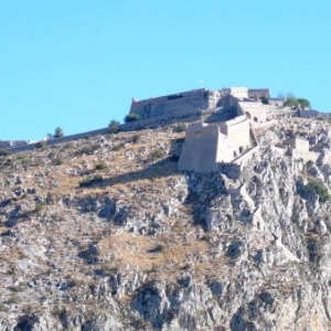 La forteresse Palamede ( venitienne ) de Nauplie (Naflion)
