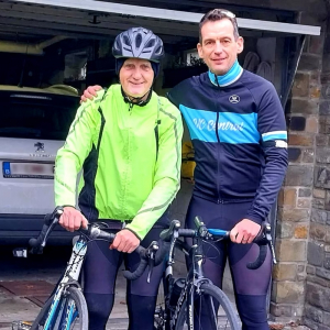 André Fabry et son fils Michel ce 5 mars 2024. ©DR André Fabry et son fils Michel ce 5 mars 2024. ©DR