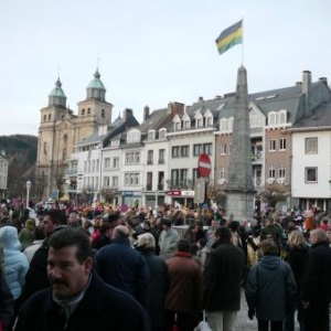 Le public sur la Place Albert 1er