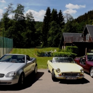 Les voitures du Rotary Malmedy Hautes Fagnes 