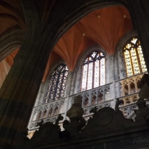 Dans la basilique de St Hubert