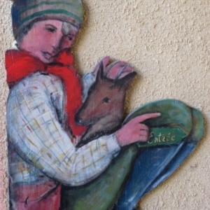 Dans les ruelles de Roubion ( Photo F. Detry )