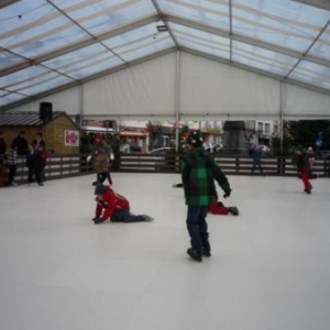 Patinoire synthetique