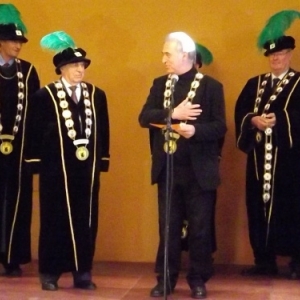 Reception de l'Orde do Cwarme : prestation de serment de Michel FORET, Gouverneur de la province de Liege