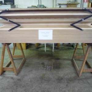 La manufacture d'orgues : un soufflet a plis paralleles ( 600 litres )