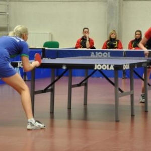 Blegny. Tennis de table. Ligue européenne dames.