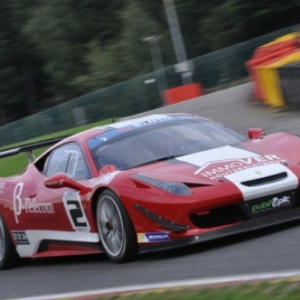 Les freres Thiers et leur Ferrari 458 Challenge