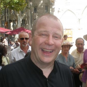 Pierre Mathues a la sortie du spectacle