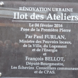 la plaque commemorative