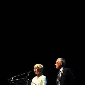 Nicole Gillet et Jean-Louis Close, respectivement deleguee generale et president du Festival Copyright Simon Van Cauteren
