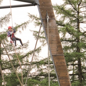 Tyrolienne, Tour du Millenaire