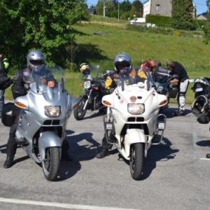 Balade motos des pompiers de Gedinne