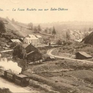 Le tram en 1925 a Salmchateau