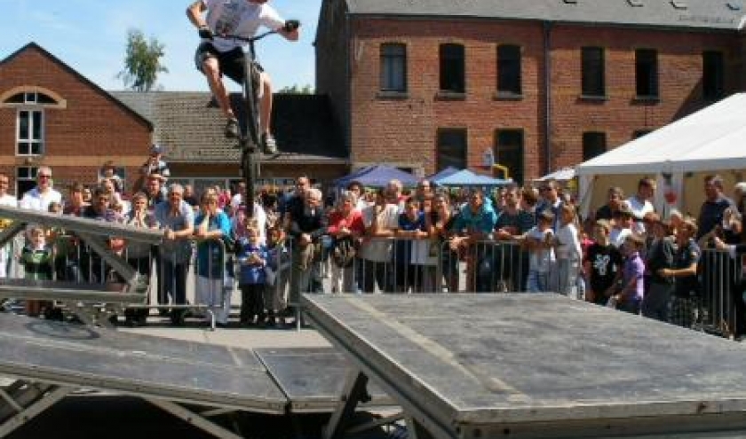 Nicolas Massart, le 29 mai 2011, en "demonstration", Institut St-Joseph (Bastogne)