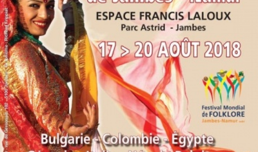 58ième « Festival mondial de Folklore de Jambes-Namur », du 17 au 20 Août