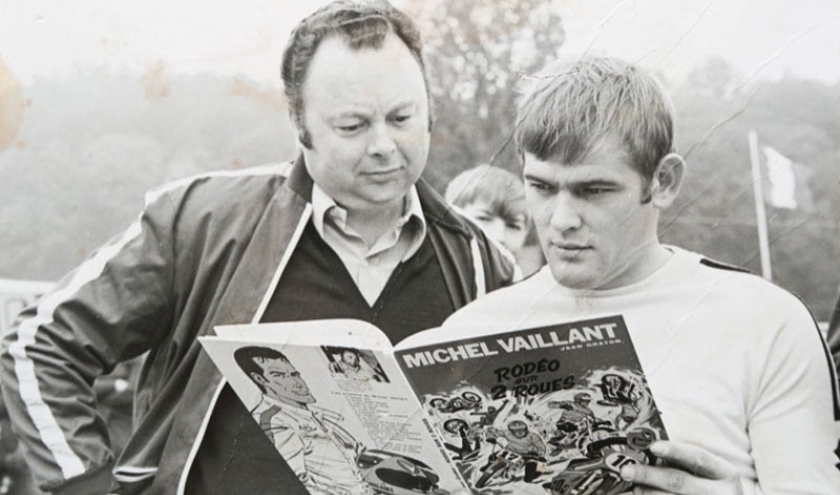 Jean Graton et Joël Robert © « Graton Editeur »/« Fondation Michel Vaillant »/1971