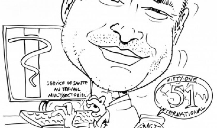 informatique,caricature, FIFTY-ONE, Luxembourg