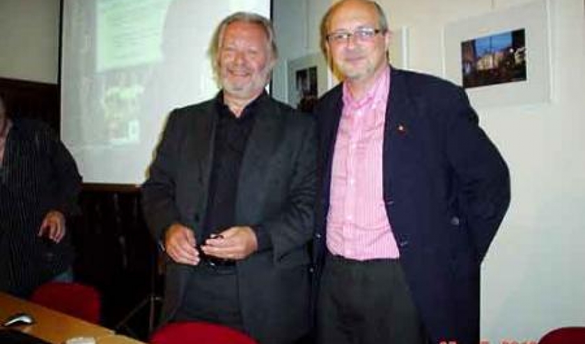 Marc Hermant et Bruno Bernard de la Sabam