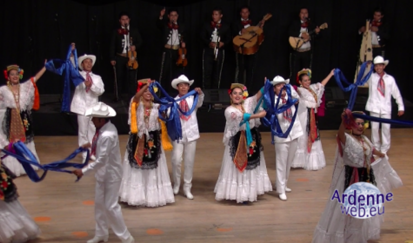 Grupo , Danza Folklorica Macuilxochitl, Ville de San Luis Potosi,fiesta Latina, Jambes-Namur,