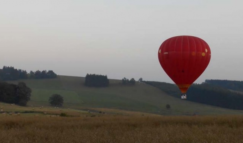 Vol en montgolfiere en Ardenne