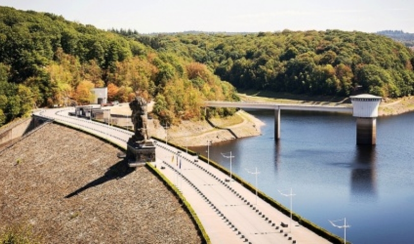 Vue du barrage ( photo : L' Avenir )