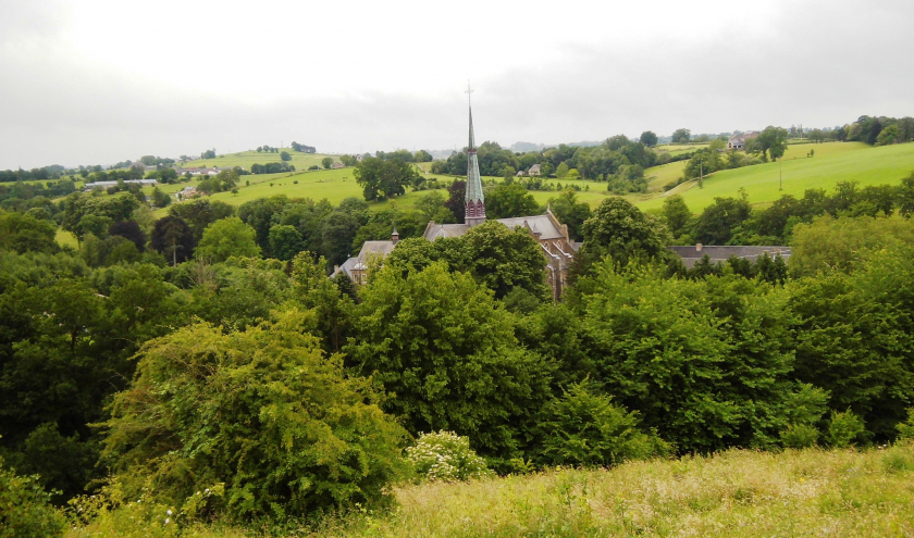 Le site de Val - Dieu ( photo F. Detry )