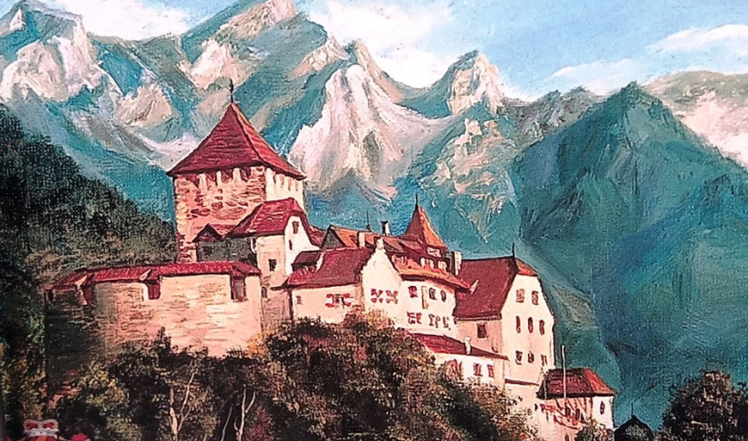 Le château princier du XIIe siècle à Vaduz Le château princier du XIIe siècle à Vaduz