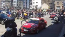 Houffalize. Liège-Bastogne-Liège. 2021. Houffalize. Le virus au pied du mur de Saint-Roch